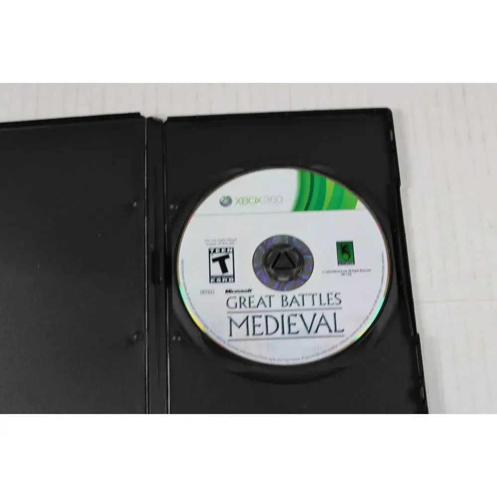 History Great Battles Medieval - Microsoft XBox 360 Authentic, game disc only